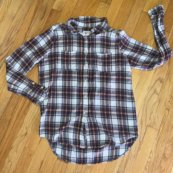Mossimo Supply Co Boyfriend Fit Flannel small - Picture 5 of 8